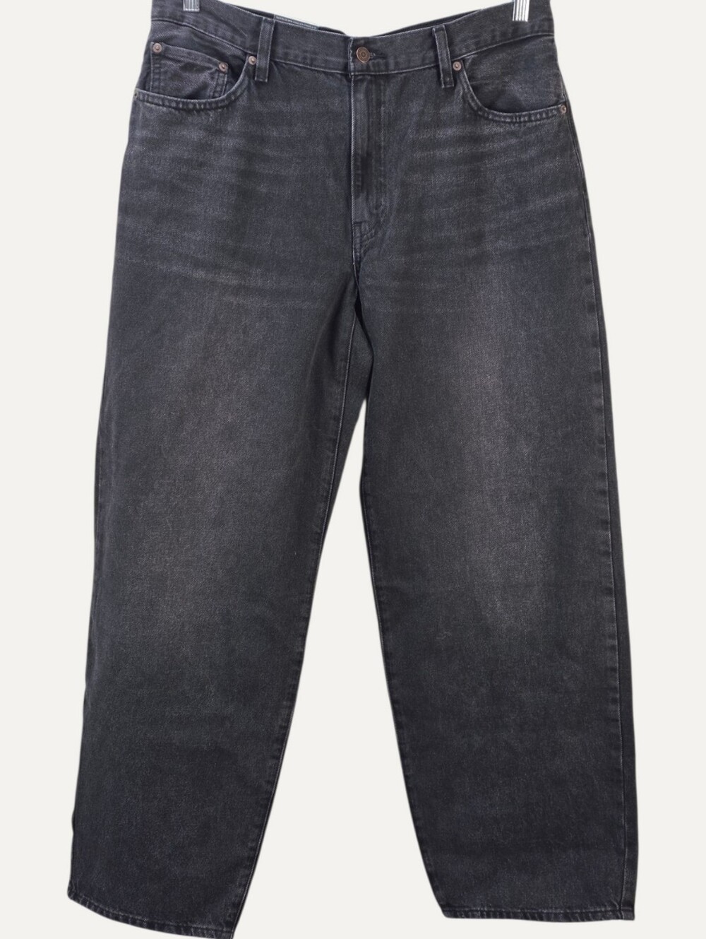 Levi's Baggy Dad Jeans W32 L32 Black Mid Rise Straight Leg NWT